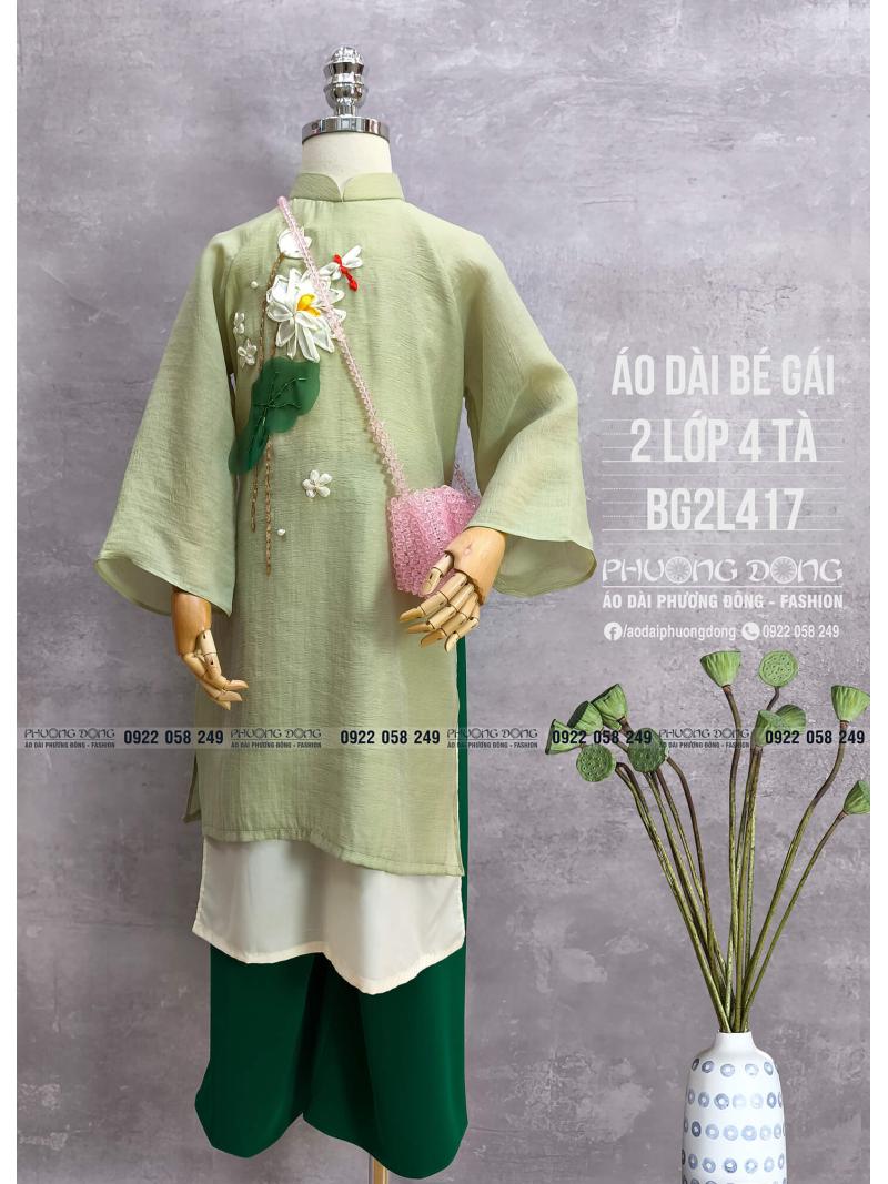 Áo Dài Cách Tân Bé Gái BG2L417